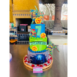 Pastel Infantil 4623 Tortugas Ninjas